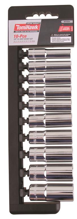 Tomihawk TomiHawk 3/8'' Dr. External Deep Socket Set – Kotwals Motor Spares Meyerton