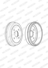 SD4210 MP - REAR BRAKE DRUM - NISSAN HARDBODY,NAVAR,PATHFINDER